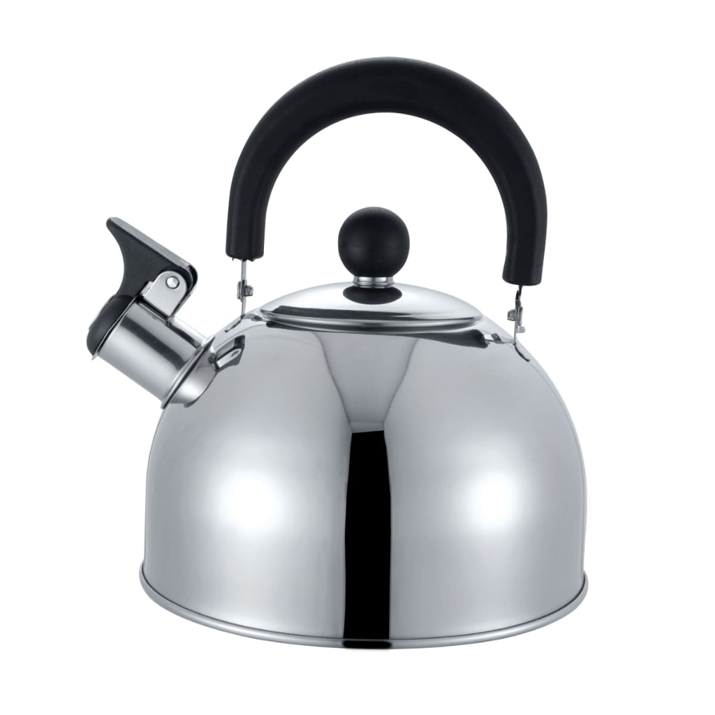 Chaleira Inox com Apito para Fogão Gás Elétrico Ferve Rápido Luxo em Oferta na Shopee