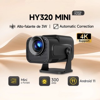 Atualizado Projetor Smart HY320/HY300 Android Full HD 1920x1080 Bluetooth Wi-fi