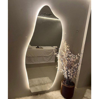 Espelhos Varios Modelos Oval Redondo Orgânico  de Vidro Lapidado Para Banheiro Sala Quarto em Oferta na Shopee