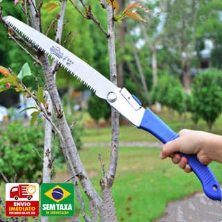 Serrote de Poda Dobrável 54cm Cabo Plástico Lâmina Aço Jardinagem Árvores e Galhos em Oferta na Shopee