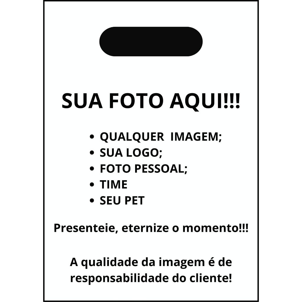 Tábua de carne em vidro temperado personalizada com foto e nome