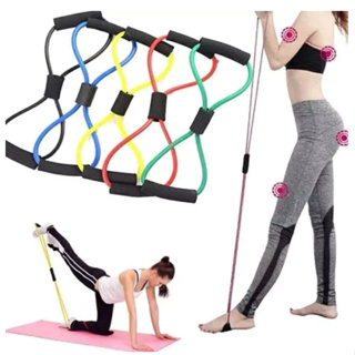 ELÁSTICO EXTENSOR 8 PARA MALHAR - ACADEMIA, PILATES, ALONGAMENTO em Oferta na Shopee
