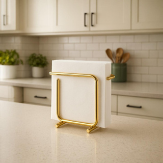 Porta Guardanapos Papel Toalha Luxo em Aço Carbono Reforçado Dourado Preto Cozinha Moderna em Oferta na Shopee