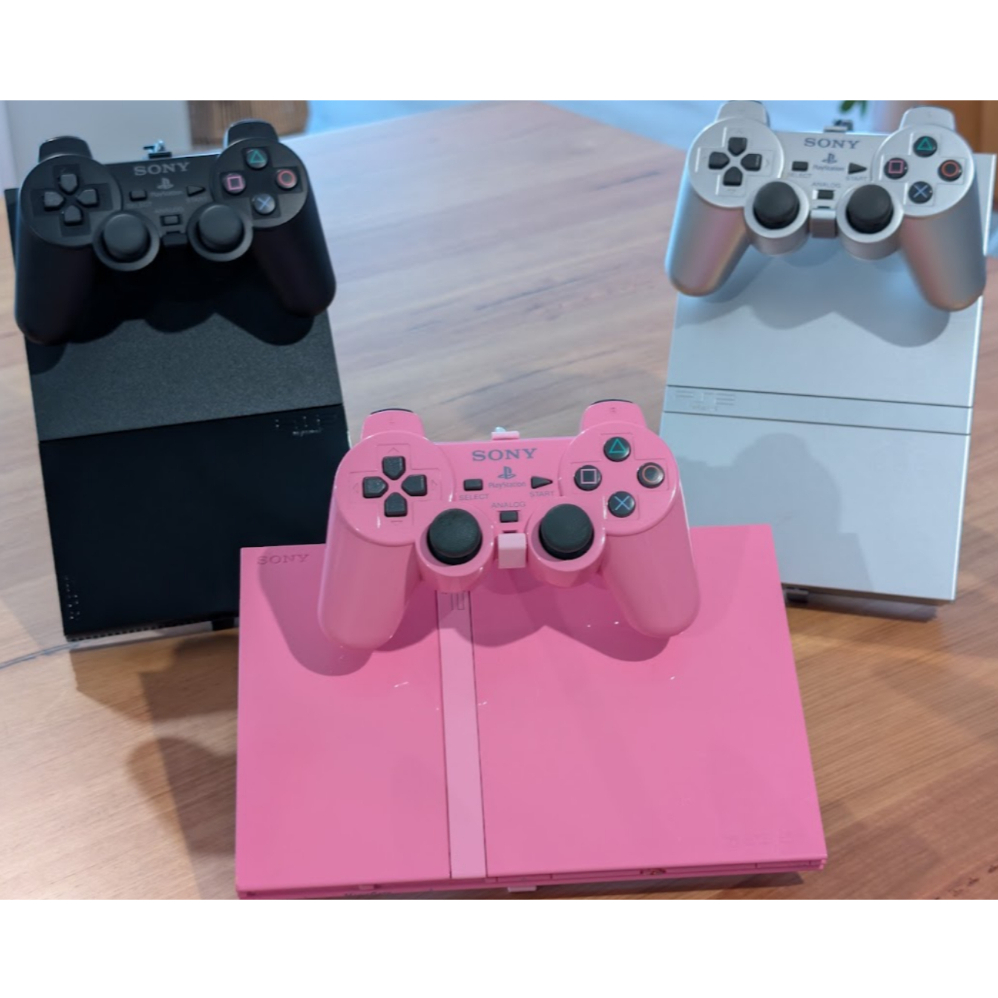 Suporte Playstation 2 Slim PS2 Slim Exibição Stand Dock