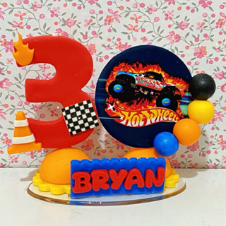 Vela Hot Wheels decorada em Oferta na Shopee