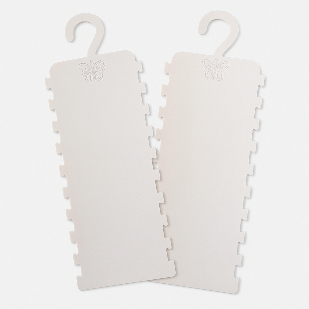 Kit 2 Porta Faixa Baby Cabide Para Lacinhos e Tiaras em MDF Branco com Gancho Removível! em Oferta na Shopee