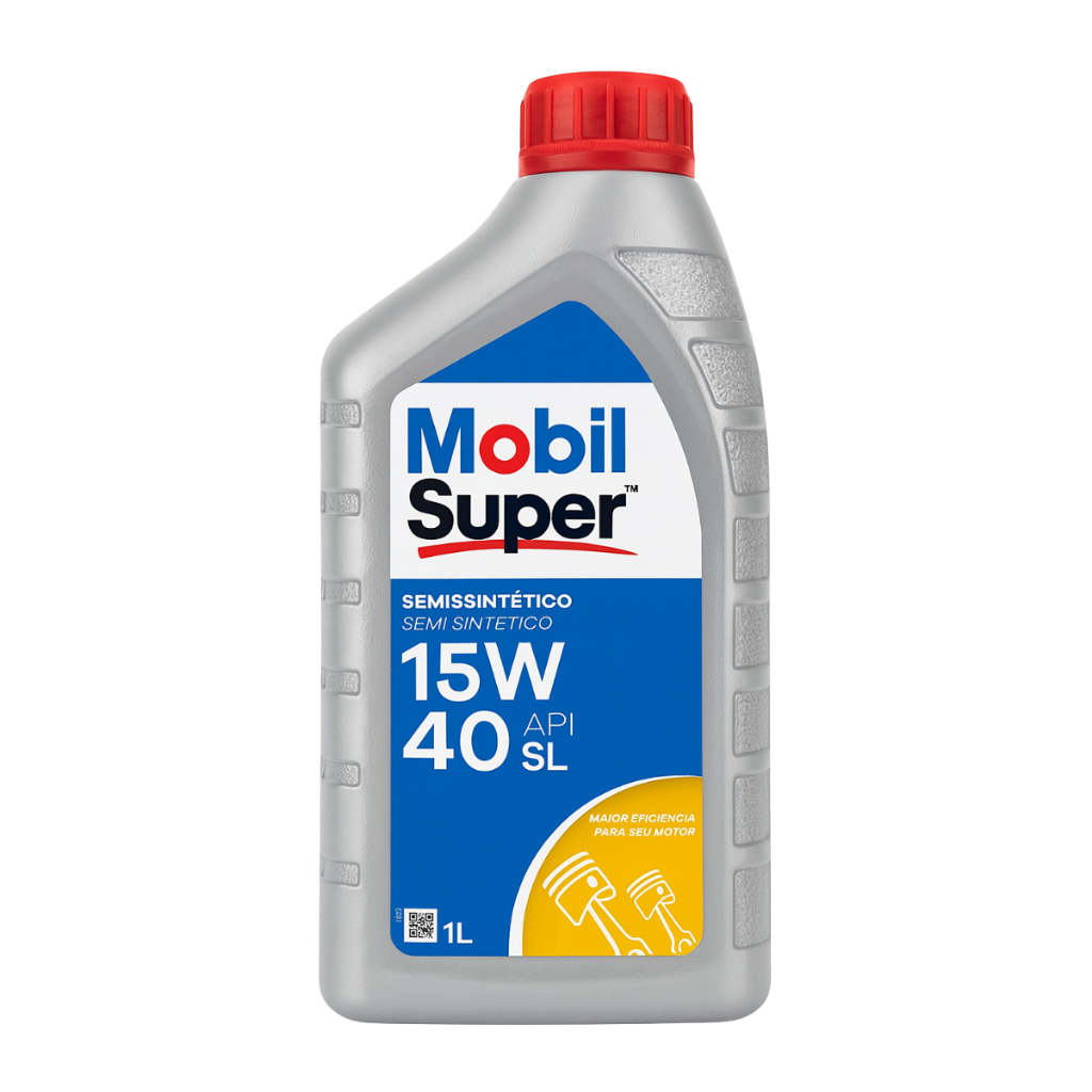Óleo Motor Mobil Super 15w40 Semissintético Api Sl
