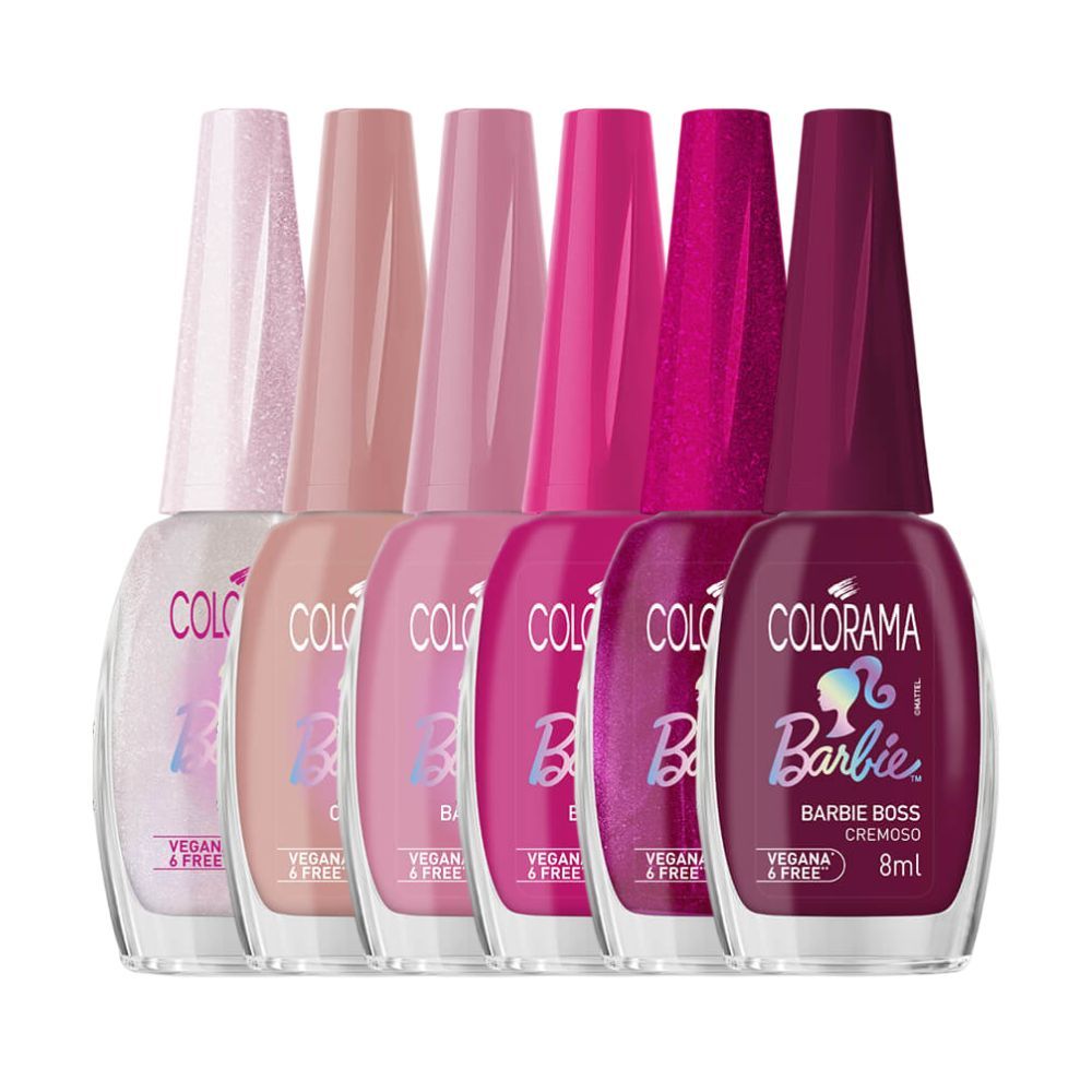 Kit Esmalte Colorama Coleção Barbie em Oferta na Shopee