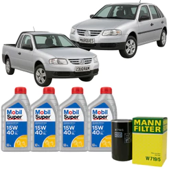 Kit Troca De Óleo Gol Saveiro Parati Ap 1.6 1.8 2000 A 2012