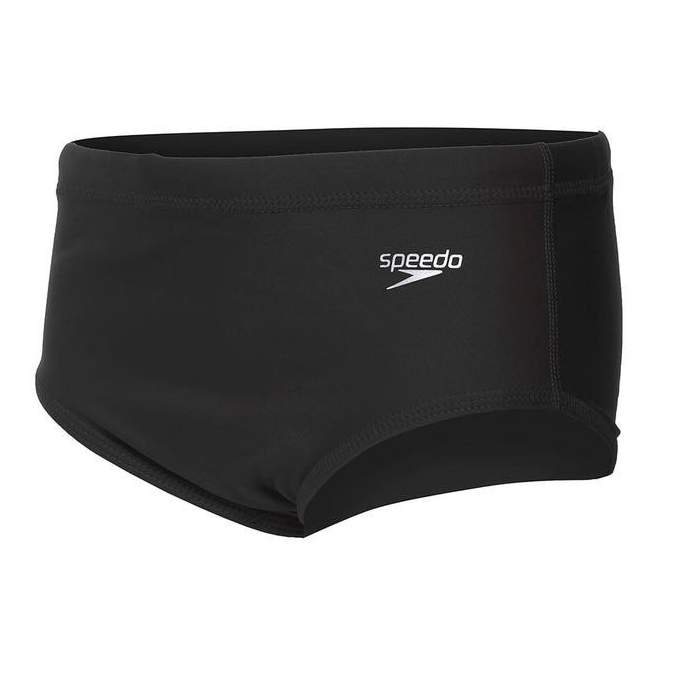 Sunga Solid Juvenil Com Lycra XtraLife Speedo Lazer ou Natação - PRETO