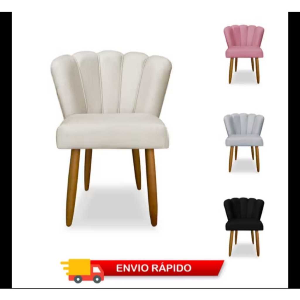 Cadeira Poltrona Decorativa Pétalas Flor Sala De Estar Recepção Decoração Veludo Pés Palito em Oferta na Shopee