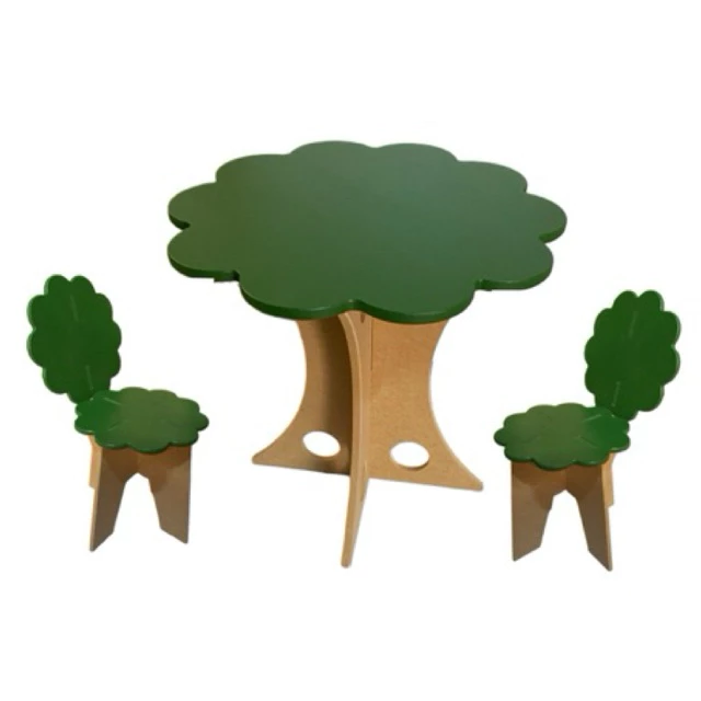 Mesinha Infantil Modelo Árvore com Banquinho Mdf