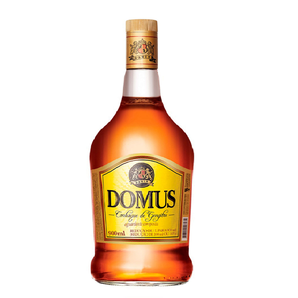 CONHAQUE DOMUS GARRAFA 900ML em Oferta na Shopee