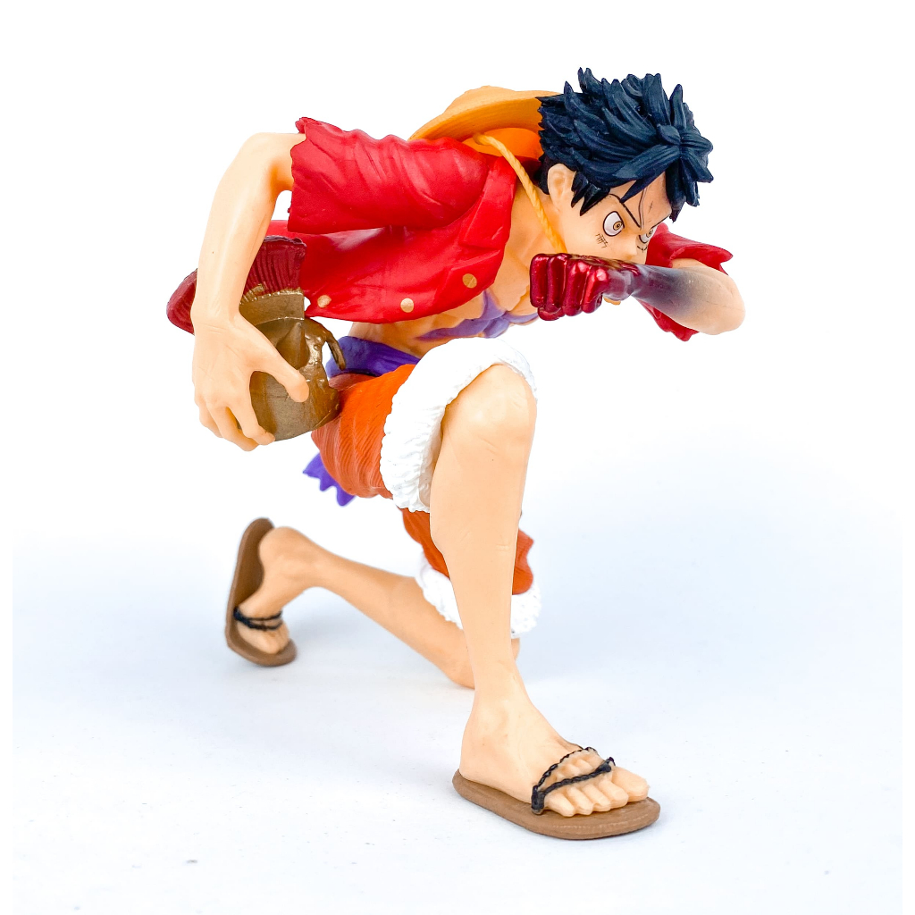 Boneco Luffy Action Figure Estatua Monkey D. Luffy One Piece Colecionavel Anime