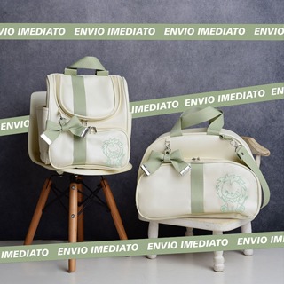 Saída Maternidade Kit 2 Peças Bolsa Mochila 2 Em 1 Conjunto Mamãe e Bebê em Oferta na Shopee