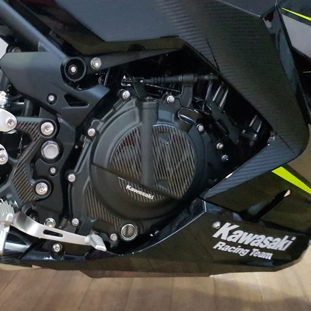 Adesivo Protetor 3d Motor Moto Kawasaki Ninja 500 Z 500