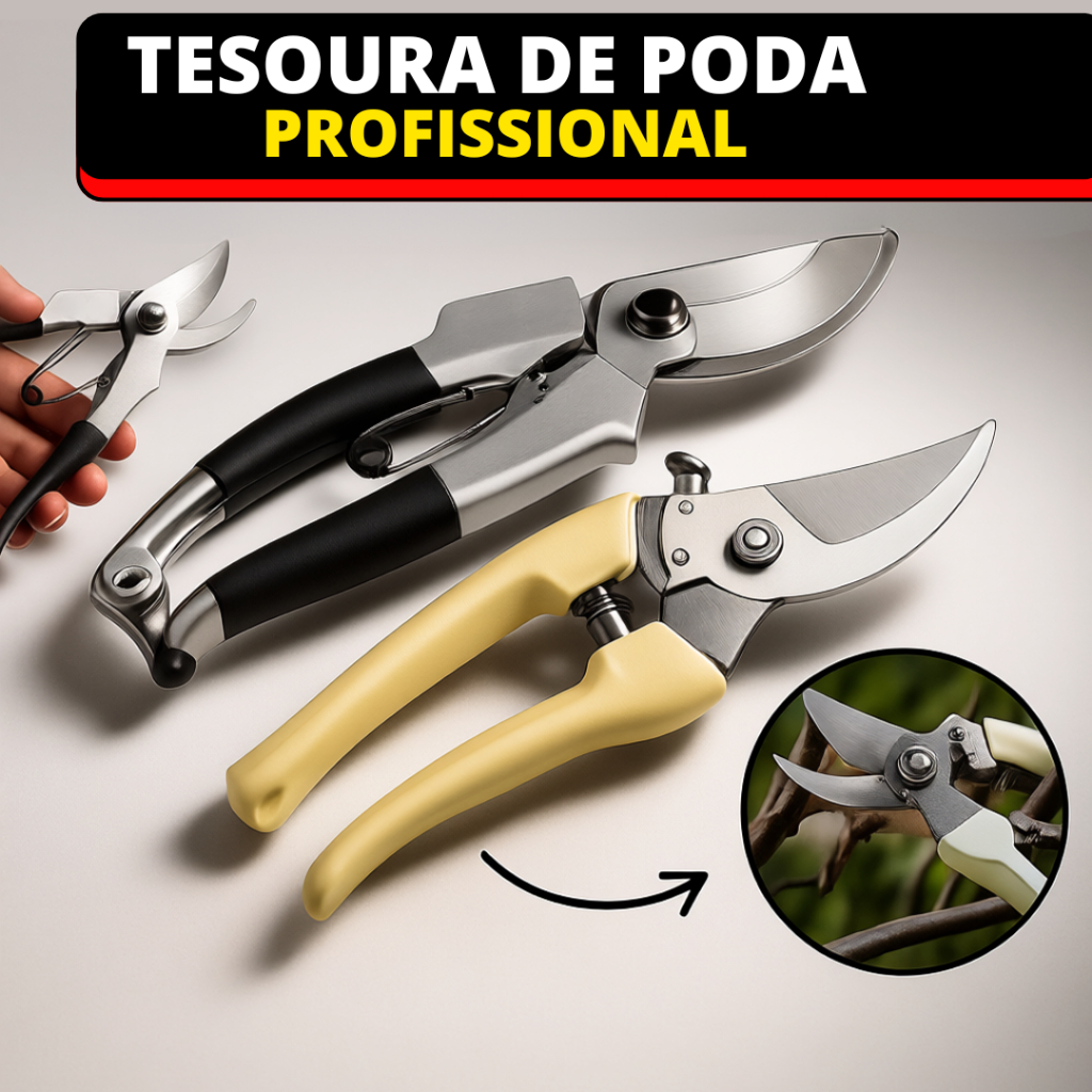 Tesoura De Poda profissional Jardinagem Doméstica Cortador Galhos Plantas e Flores Ferramentas para Jardim