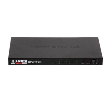 Splitter Hdmi 1 X 8 - 4k Múltiplas Portas Hdmi