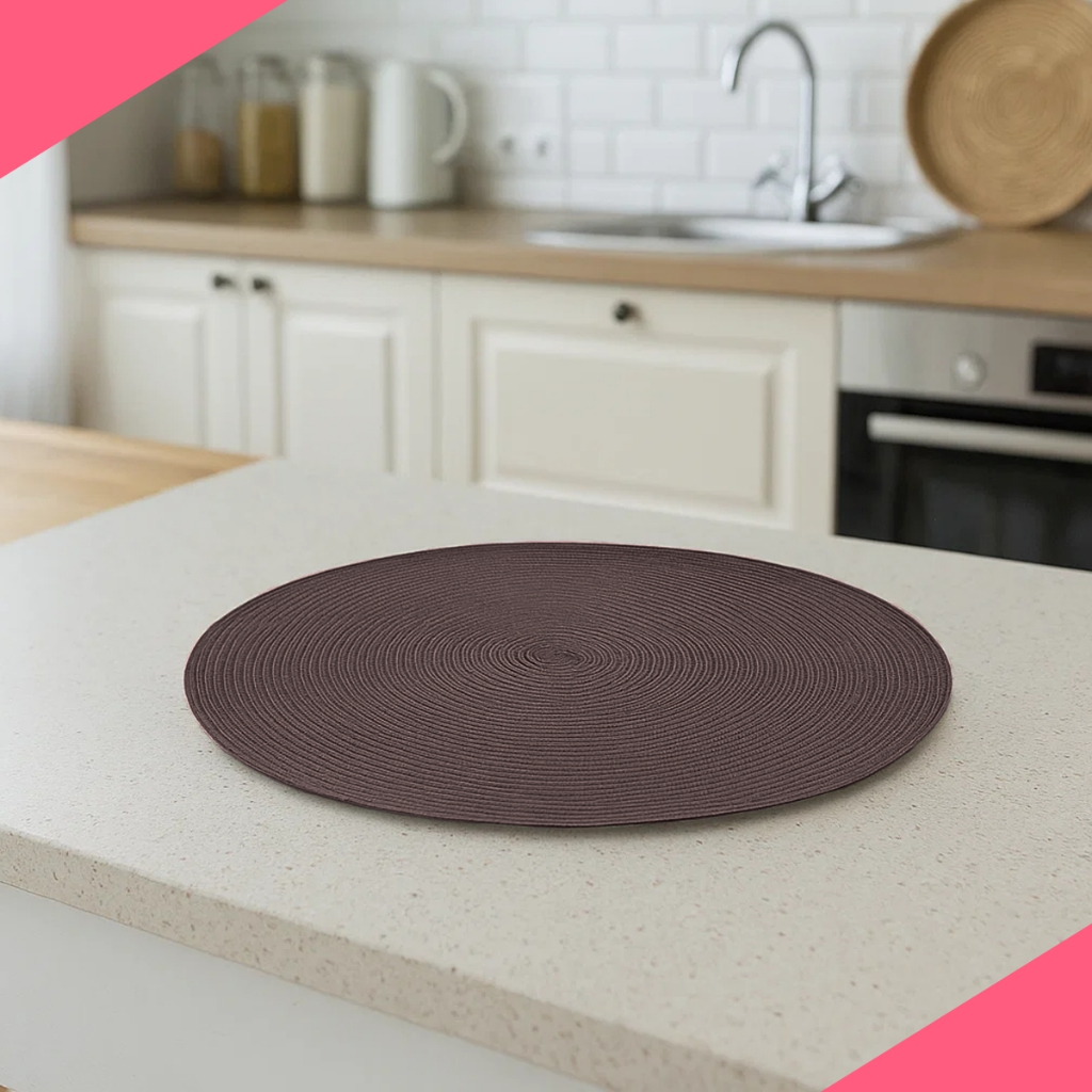 Kit Jogo Americano Redondo Sousplat Mesa Posta 2, 4 e 6 Peças em Oferta na Shopee