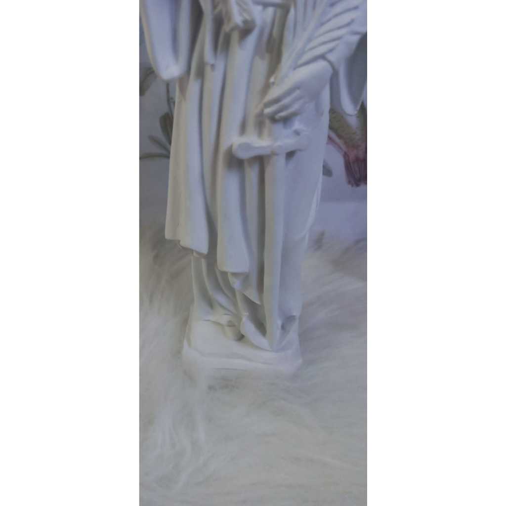 santa filomena imagem gesso 30cm