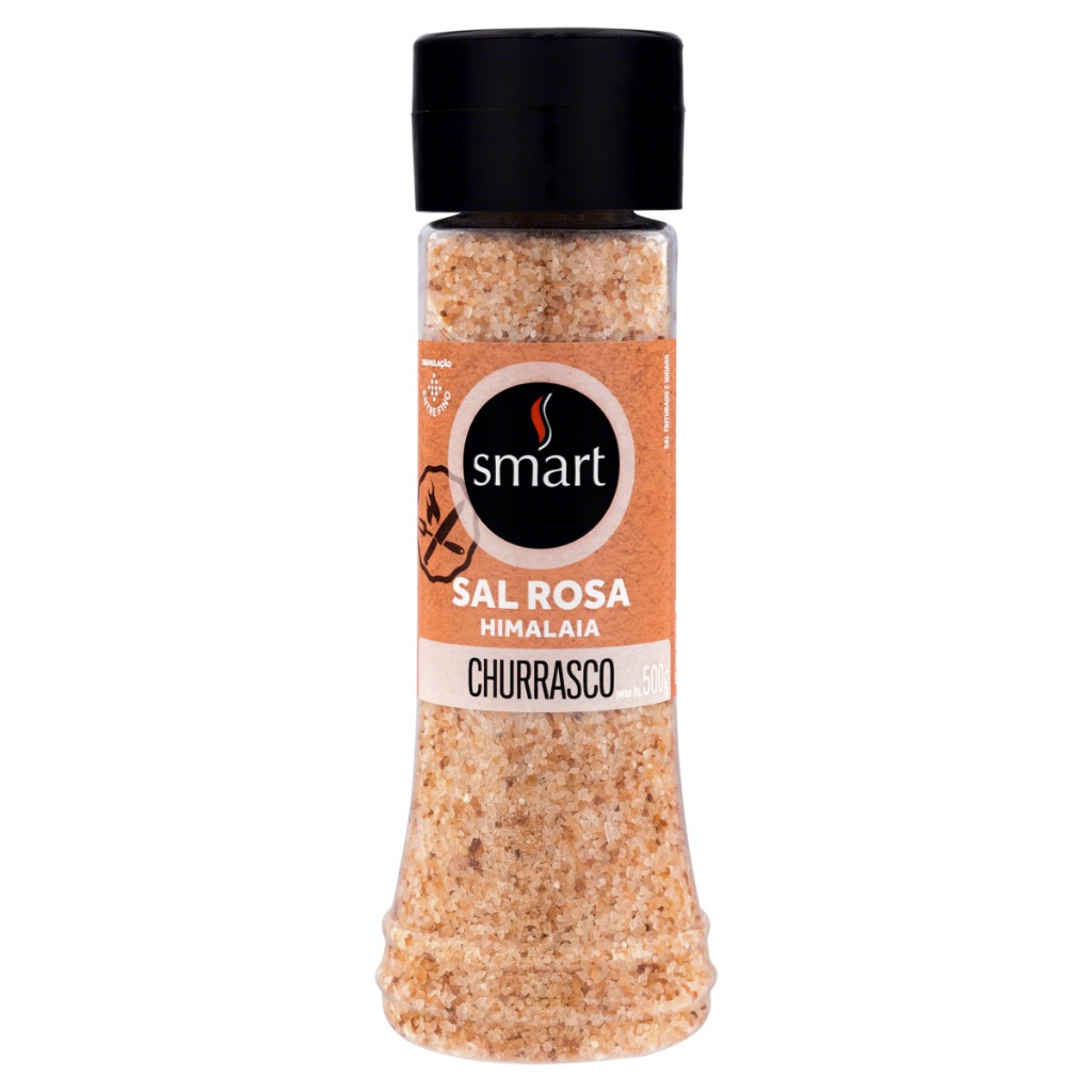 Smart Tempero Bbq Sal Rosa Do Himalaia 500G em Oferta na Shopee