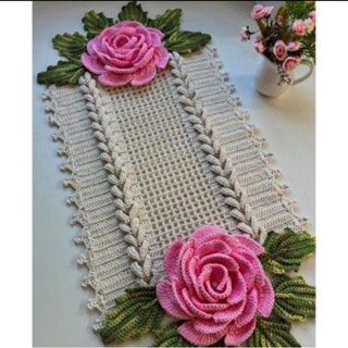 caminho de mesa mega rosa em Oferta na Shopee