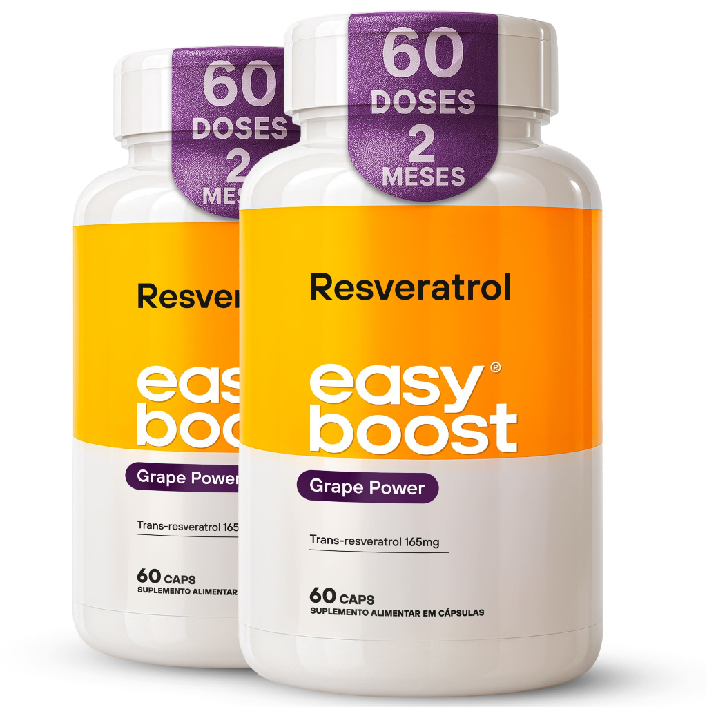 Resveratrol 100% Trans-resveratrol Easy Boost Kit 2x 60 Caps | 120 caps