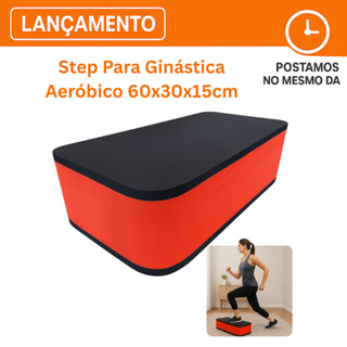 STEP EVA 60X30X10 ACADEMIA FISIOTERAPIA TREINO ANTI IMPACTO GINÁSTICA AERÓBICO em Oferta na Shopee
