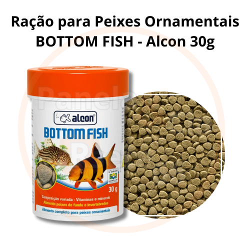 Ração para Peixes Ornamentais BOTTOM FISH - Alcon 30g