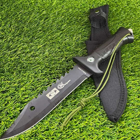 Faca Tática Esportiva Com Bainha P/caça Pesca Camping Agro