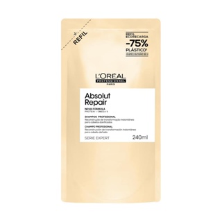 REFIL SHAMPOO ABSOLUT REPAIR LORÉAL PROFESSIONNEL SERIE EXPERT 240ML em Oferta na Shopee