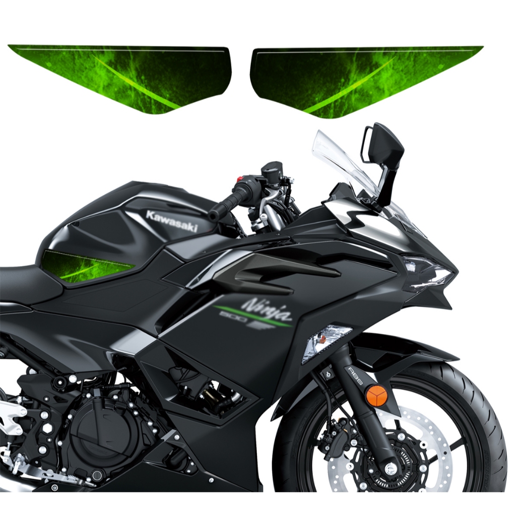 Adesivo Resinado 3d Lateral M03 Moto Ninja 500 Z 500