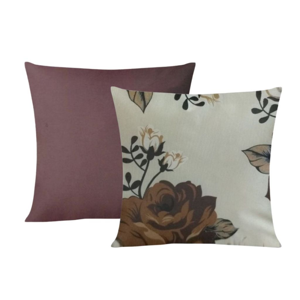 Kit Com 2 Almofadas Cheias Decorativas 48x48cm Com Zíper