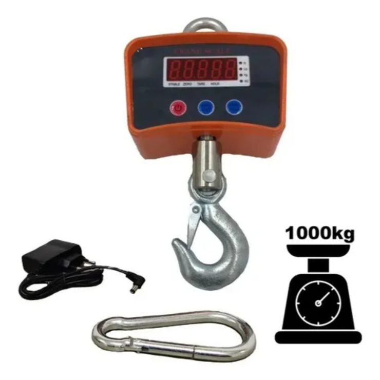 Balança Digital Suspensa 500/ 1000kg Tonelada Big Bag Gancho