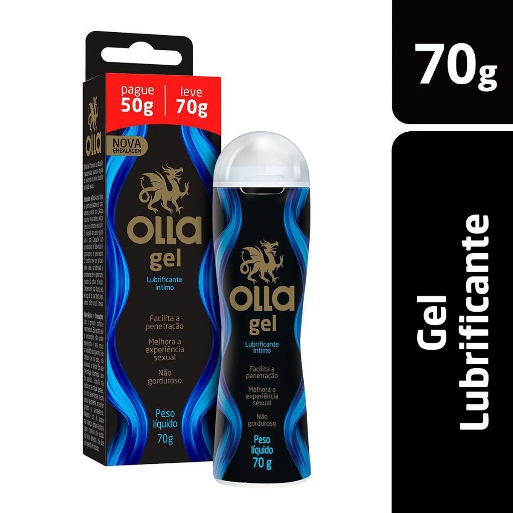 Gel Olla Lubrificante Íntimo 70g em Oferta na Shopee