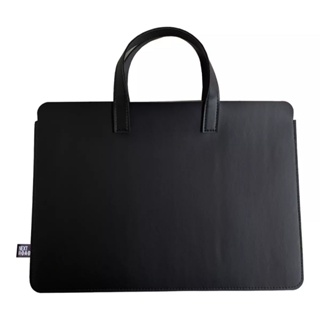 Sacola com Alça Para Notebook Couro Preto Premium em Oferta na Shopee