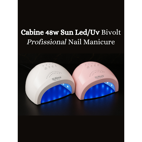 Cabine Sun One 48W Led E Uv Bivolt Profissional Nail Manicure - SQ8804