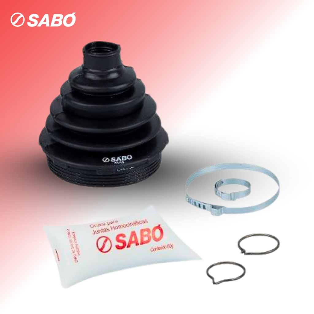 KIT REPARO DA COIFA HOMOCINÉTICA LADO RODA (ESQUERDO) SABÓ 78565 -FIORINO/PALIO/SIENA/TIPO/UNO