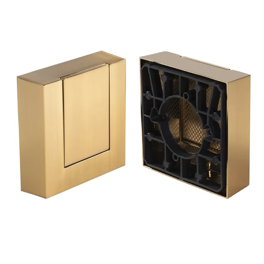 Acabamento Válvula Hydra Docol Deca Aqua Luxo Metal Gold Dourado Brilhante