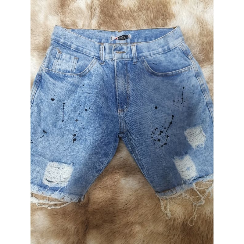 Bermuda Jeans Masculina (Numero 19) Shorts Curtinha Curta 100% Algodão em Oferta na Shopee