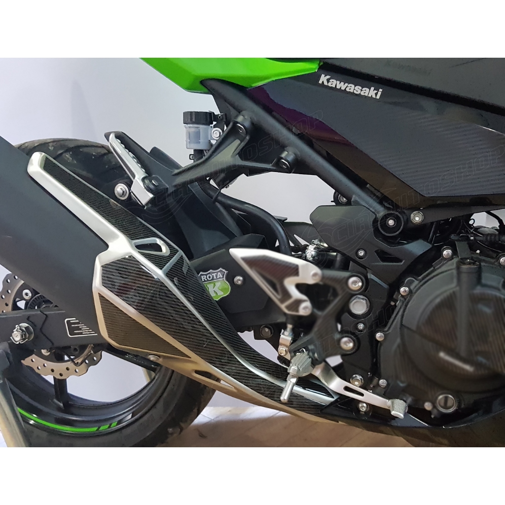 Protetor 3d Escapamento Escape Moto Kawasaki Ninja 500 Z 500