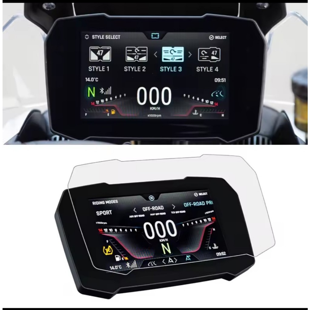 Película Proteção Painel Tiger 900 Gt Pro Rally 2022 2023 Acessórios Triumph Tiger 900 Rally Gt Pro