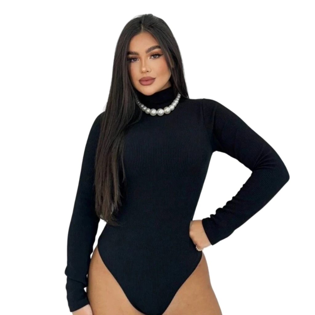 Body Modelo Gola Alta Diversas Cores Variações