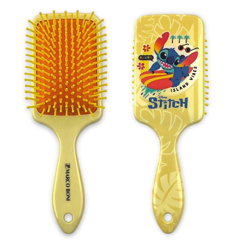 Escova De Cabelo Stitch Infantil Raquete Marco Boni 7123