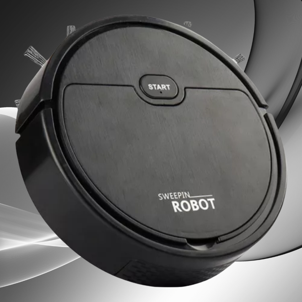 Robô Aspira E Passa Pano - 2 em 1 - Recarregável Usb - Aspirador