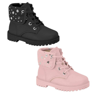 Bota Bebê  Molekinha Coturno Infantil Menina Conforto Original 2126.524 em Oferta na Shopee