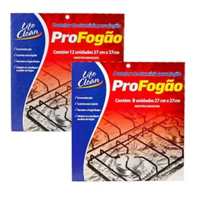 Protetor De Alumínio Para Fogão Kit 48 Folhas