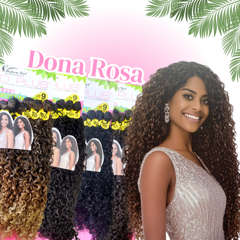 Cabelo Bio Fibra Dona Rosa 330g