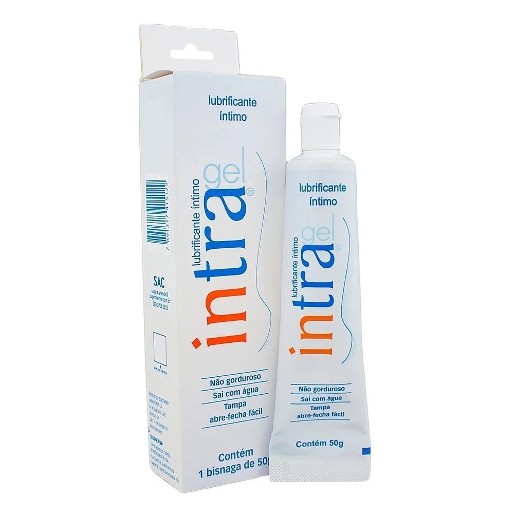 Intra Gel Lubrificante Íntimo Bisnaga com 50g