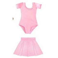 Kit Collant Meia Manga + Saia Cós em Oferta na Shopee